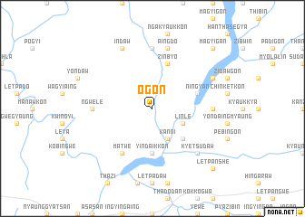 map of Ogon