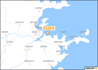 map of Ōgora