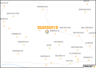 map of Ogorodnya