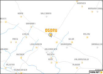 map of Ogoru