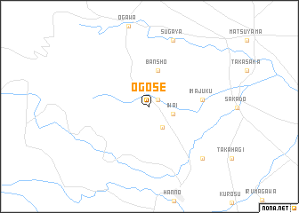 map of Ogose