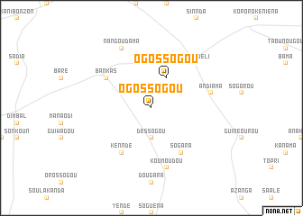map of Ogossogou