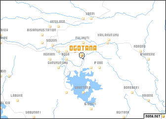 map of Ogotana