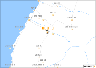 map of Ōgoto