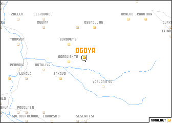 map of Ogoya