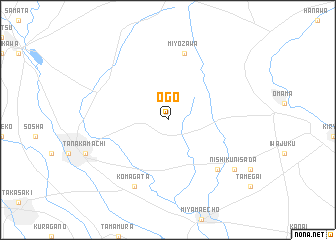 map of Ōgo