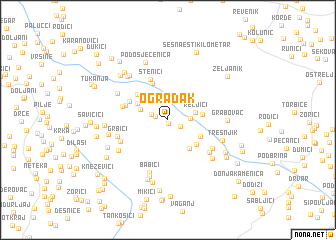 map of Ogradak