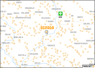 map of Ograda