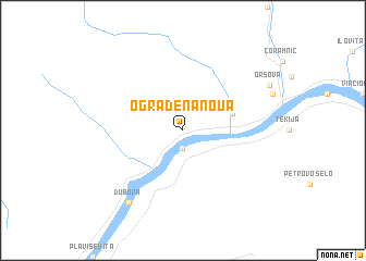 map of (( Ogradena Nouă ))
