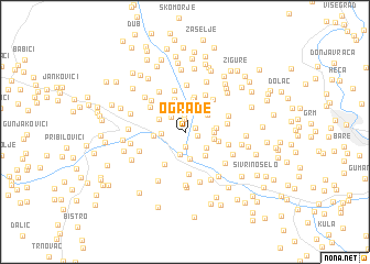map of Ograde
