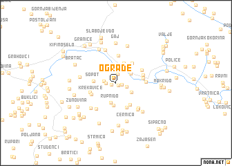 map of Ograde