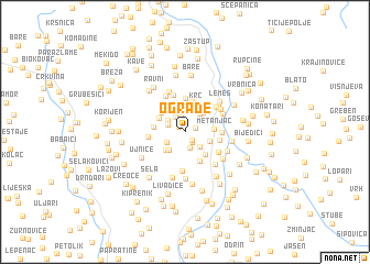 map of Ograde