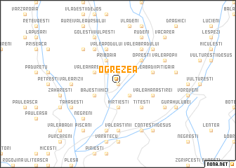 map of Ogrezea