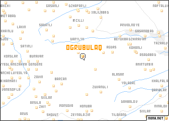 map of Oğrubulaq