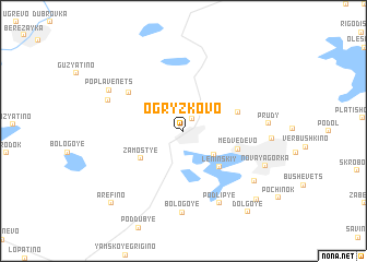 map of Ogryzkovo