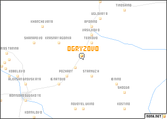 map of Ogryzovo