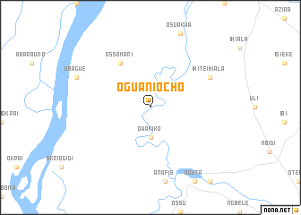 map of Oguaniocho