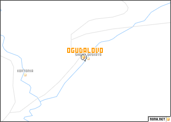 map of Ogudalovo