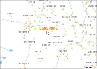 map of Oguerume