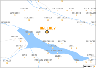 map of Oğulbey