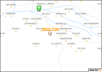 map of Oğulcuk