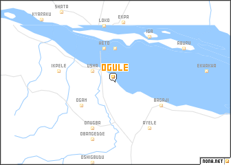 map of Ogule