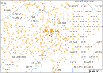 map of Ogundeji