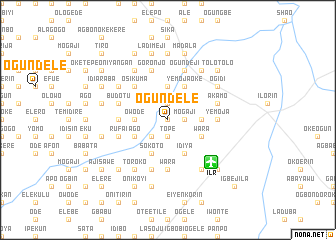 map of Ogundele