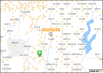 map of Ogundipe