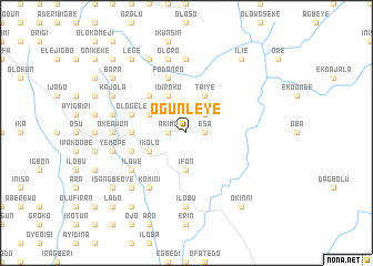 map of Ogunleye
