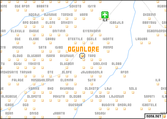 map of Ogunlore