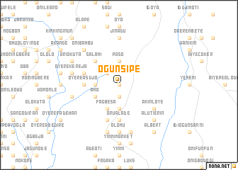 map of Ogunsipe