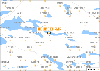 map of Ogureckaja