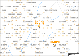 map of Oguro