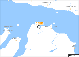 map of Ögur