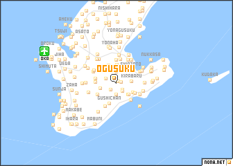 map of Ōgusuku