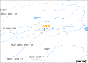 map of Oguzer