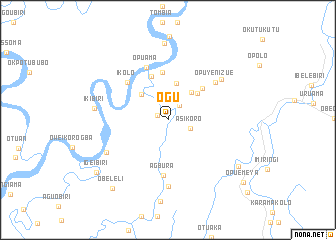 map of Ogu