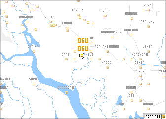 map of Ogu