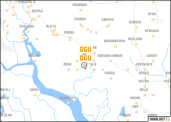 map of Ogu