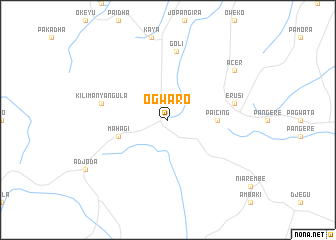 map of Ogwaro