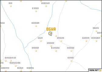 map of Ogwa