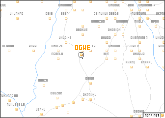 map of Ogwe