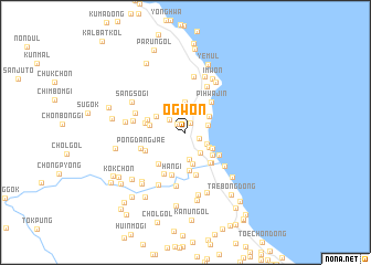 map of Ogwŏn