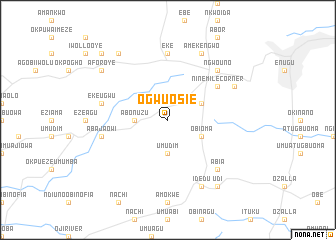 map of Ogwuosie