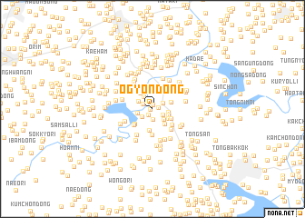 map of Ogyŏn-dong