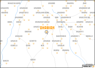 map of Ohabiam