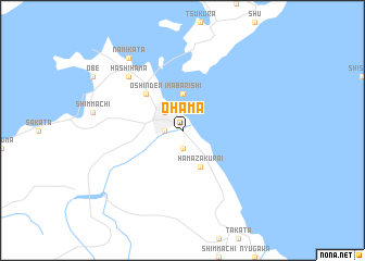 map of Ōhama