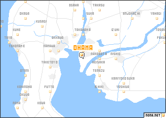 map of Ōhama