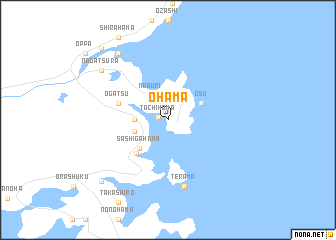 map of Ōhama